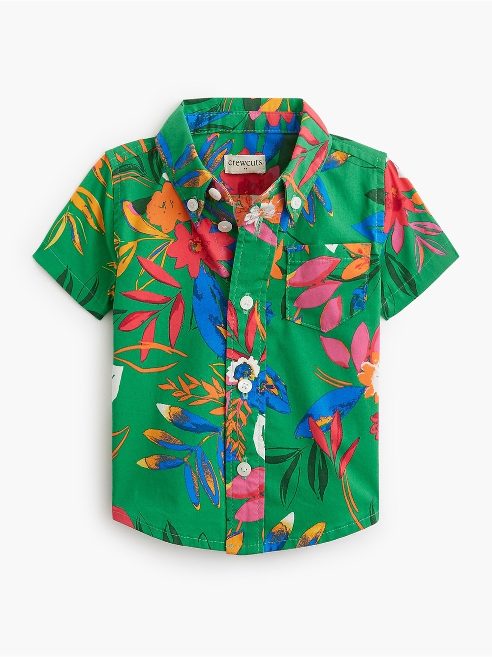 NWT J Crew 12-18 Month Short Sleeve Poplin Shirt